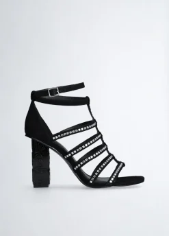 Liu Jo Sandalias con tacón con logotipo-Mujer Zapatos De Salón|Sandalias
