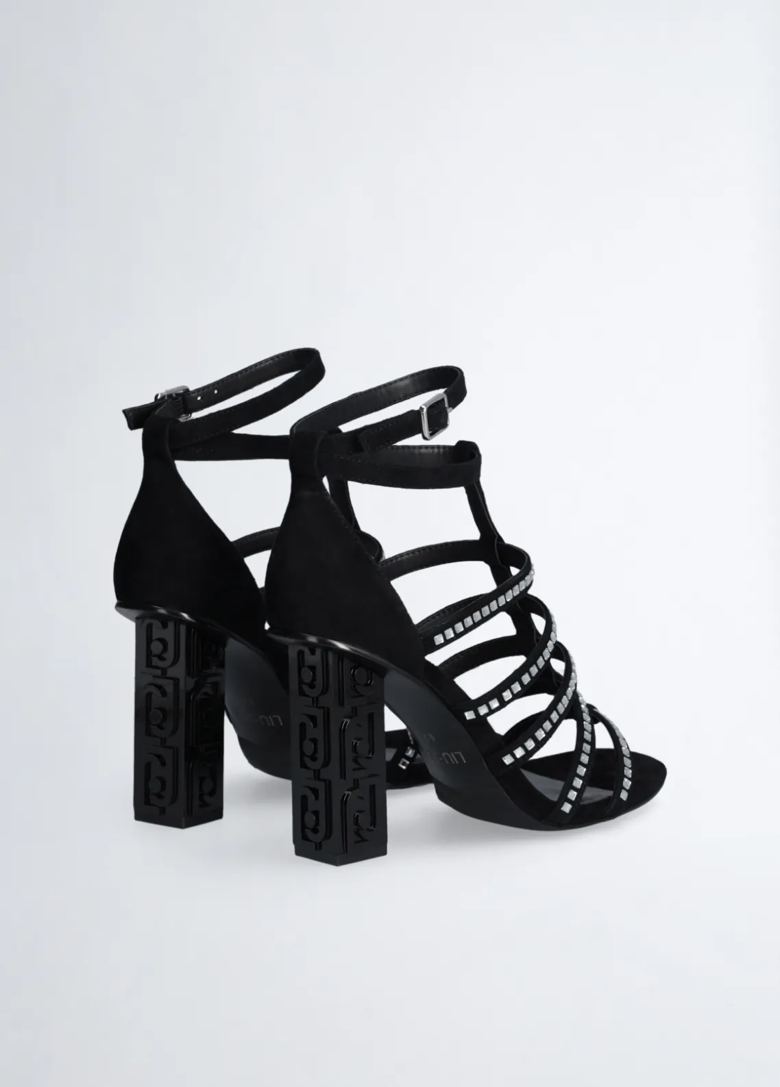 Liu Jo Sandalias con tacón con logotipo-Mujer Zapatos De Salón|Sandalias