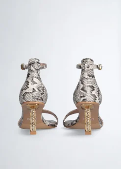 Liu Jo Sandalias con tacón con logotipo-Mujer Zapatos De Salón|Sandalias
