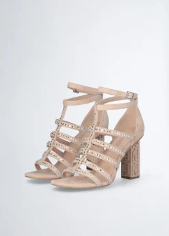 Liu Jo Sandalias con tacón con logotipo-Mujer Zapatos De Salón|Sandalias
