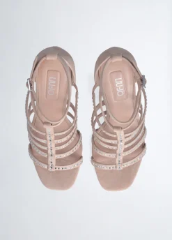 Liu Jo Sandalias con tacón con logotipo-Mujer Zapatos De Salón|Sandalias
