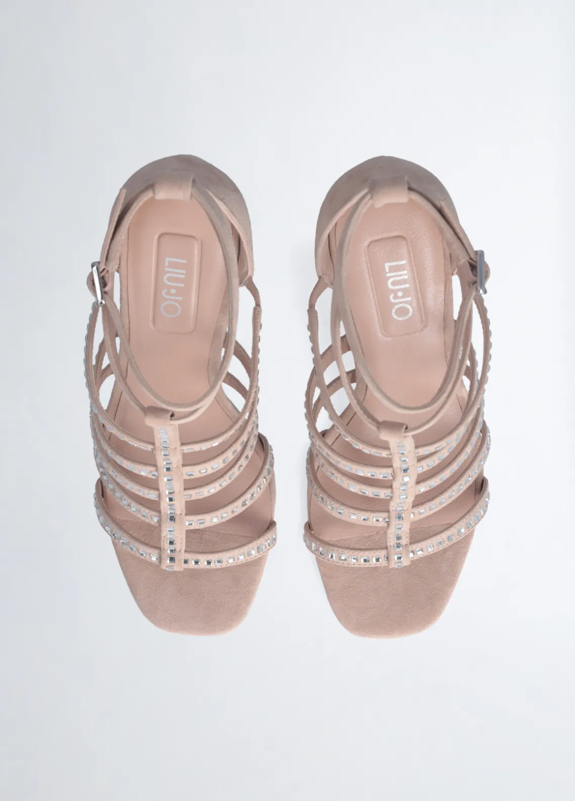 Liu Jo Sandalias con tacón con logotipo-Mujer Zapatos De Salón|Sandalias