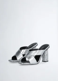 Liu Jo Sandalias con tacón con logotipo-Mujer Zapatos De Salón|Sandalias