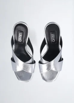 Liu Jo Sandalias con tacón con logotipo-Mujer Zapatos De Salón|Sandalias