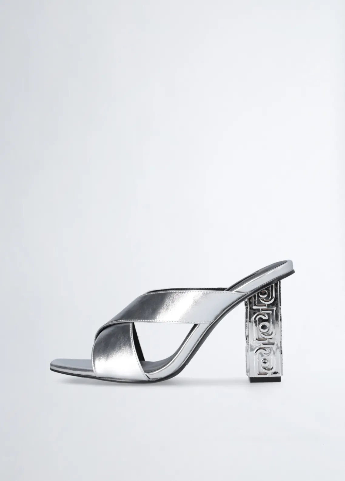 Liu Jo Sandalias con tacón con logotipo-Mujer Zapatos De Salón|Sandalias