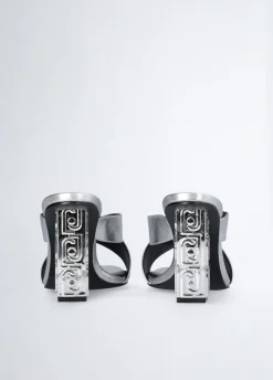 Liu Jo Sandalias con tacón con logotipo-Mujer Zapatos De Salón|Sandalias