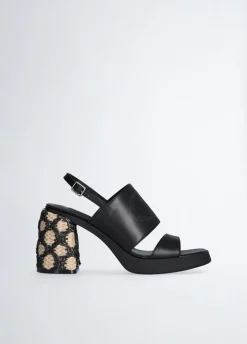 Liu Jo Sandalias con tacón de rafia-Mujer Zapatos De Salón|Sandalias