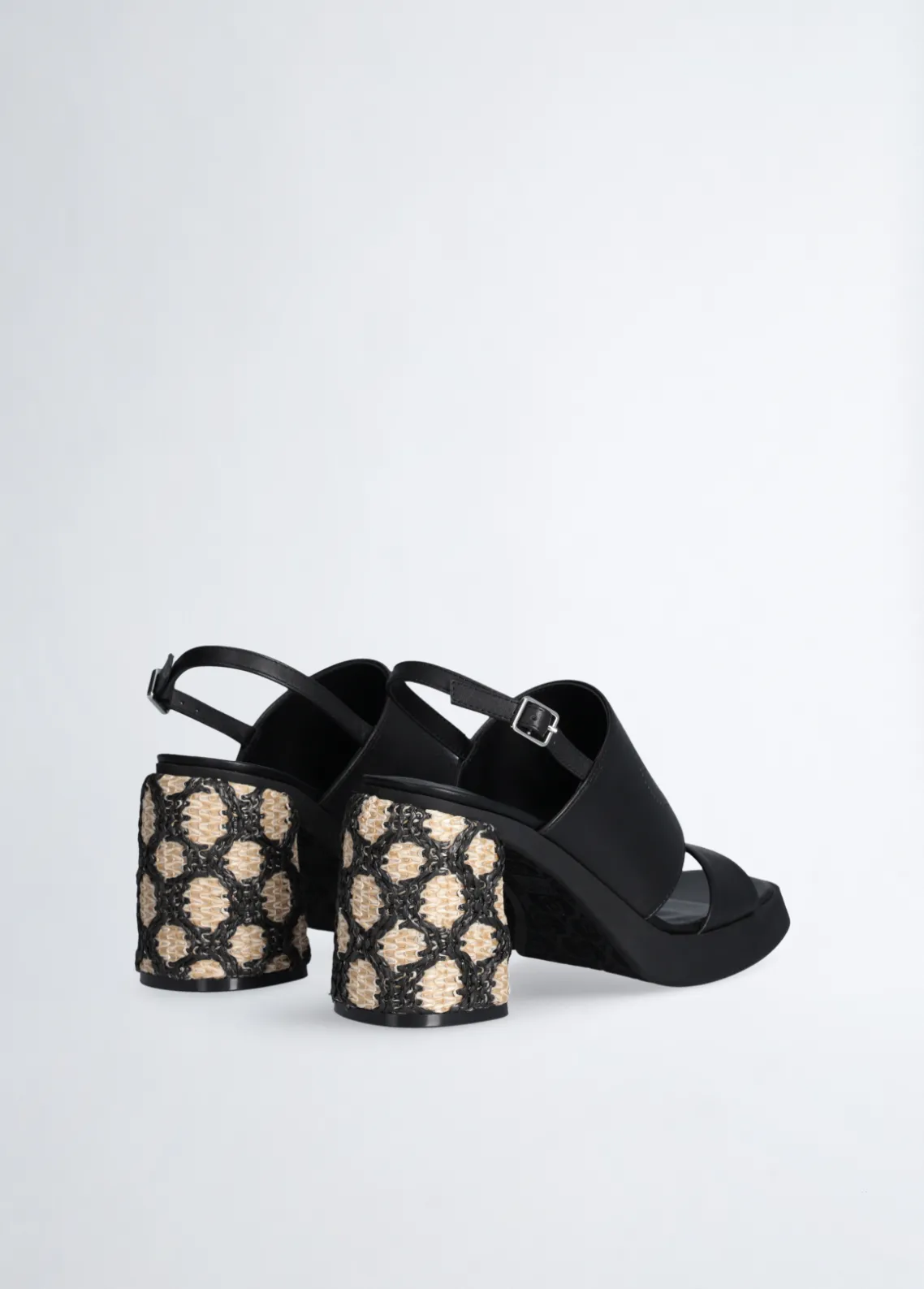 Liu Jo Sandalias con tacón de rafia-Mujer Zapatos De Salón|Sandalias
