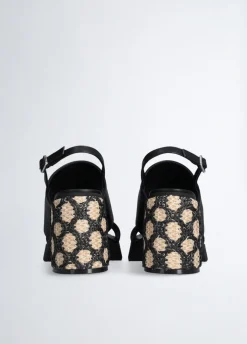 Liu Jo Sandalias con tacón de rafia-Mujer Zapatos De Salón|Sandalias