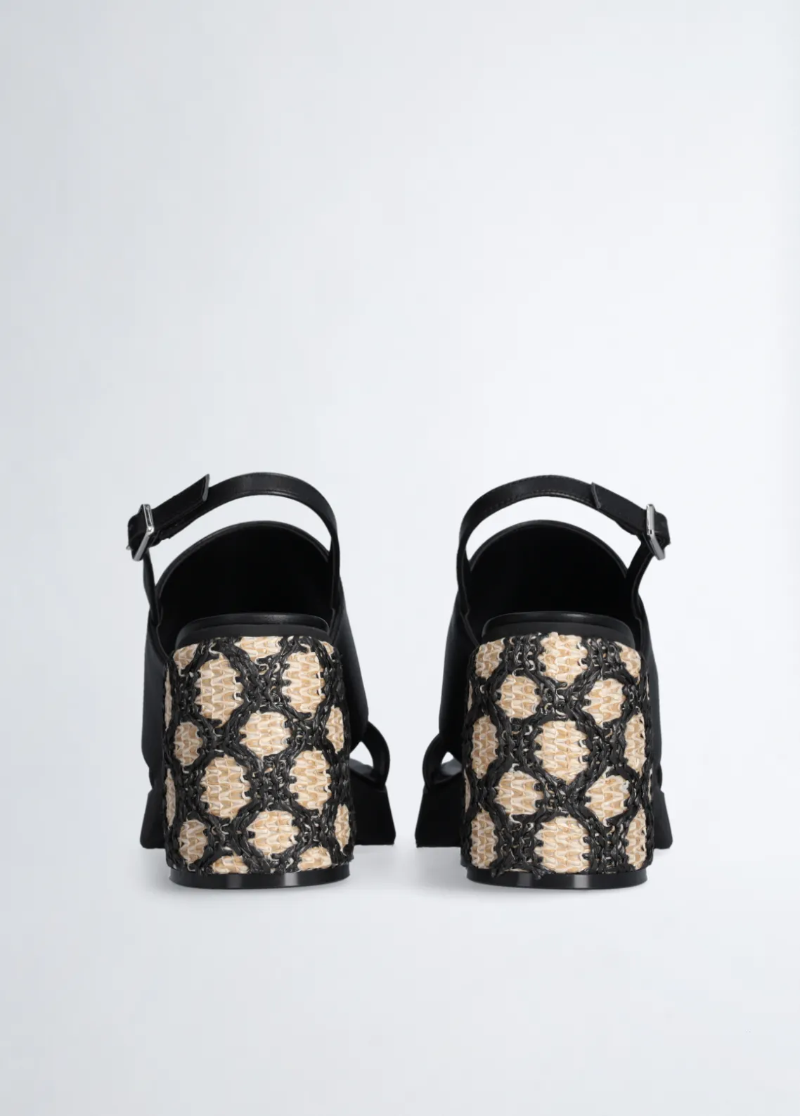 Liu Jo Sandalias con tacón de rafia-Mujer Zapatos De Salón|Sandalias
