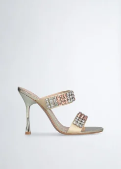 Liu Jo Sandalias con tacón y pedrería-Mujer Zapatos De Salón|Sandalias
