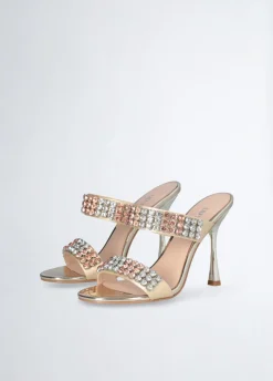 Liu Jo Sandalias con tacón y pedrería-Mujer Zapatos De Salón|Sandalias