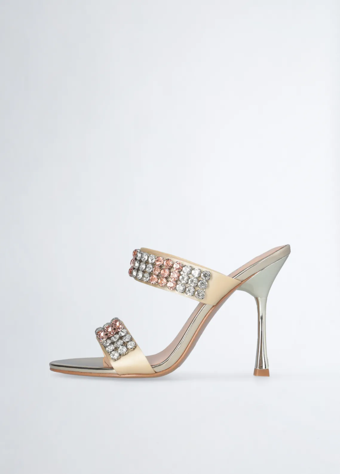 Liu Jo Sandalias con tacón y pedrería-Mujer Zapatos De Salón|Sandalias