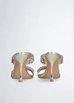 Liu Jo Sandalias con tacón y pedrería-Mujer Zapatos De Salón|Sandalias