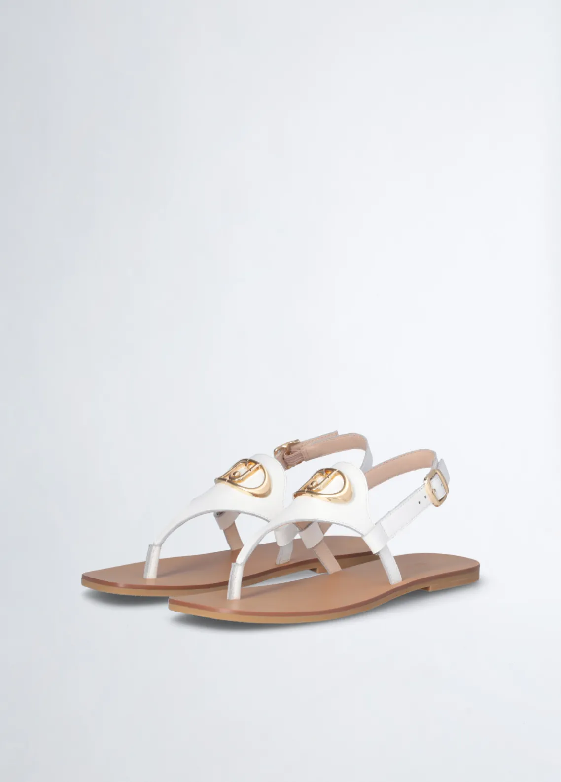 Liu Jo Sandalias de dedo de piel-Mujer Sandalias