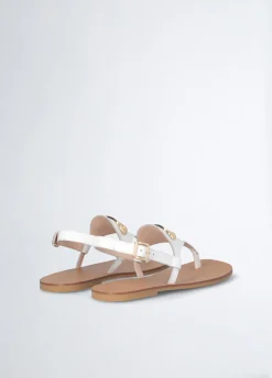 Liu Jo Sandalias de dedo de piel-Mujer Sandalias