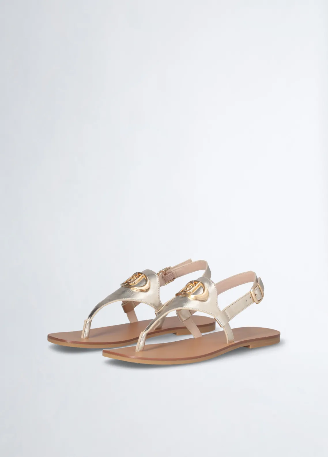Liu Jo Sandalias de dedo laminadas-Mujer Sandalias