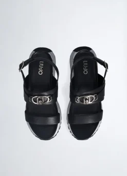 Liu Jo Sandalias de piel con plataforma-Mujer Sandalias