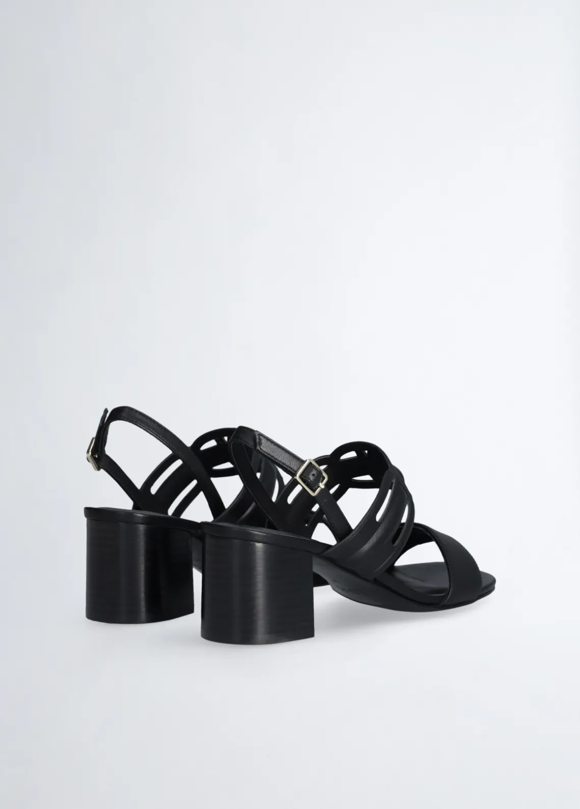 Liu Jo Sandalias de piel con tacón ancho-Mujer Zapatos De Salón|Sandalias