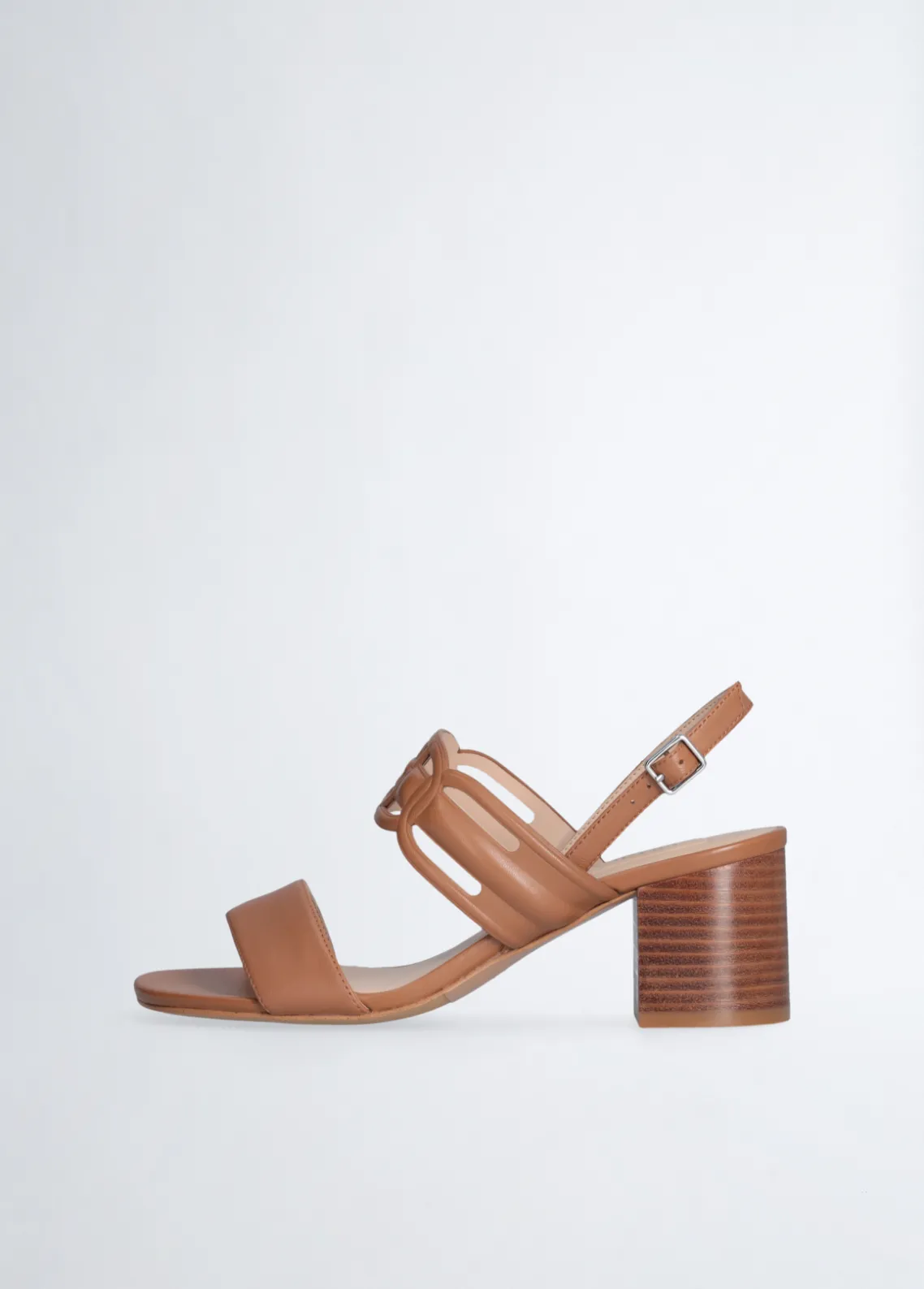 Liu Jo Sandalias de piel con tacón ancho-Mujer Zapatos De Salón|Sandalias