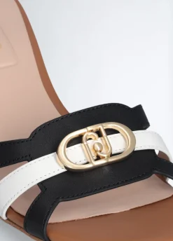Liu Jo Sandalias de piel con tacón ancho-Mujer Zapatos De Salón|Sandalias