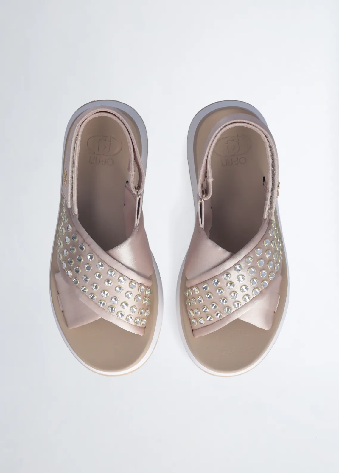 Liu Jo Sandalias de plataforma con tachuelas decorativas-Mujer Sandalias