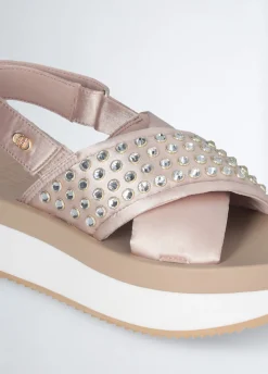Liu Jo Sandalias de plataforma con tachuelas decorativas-Mujer Sandalias