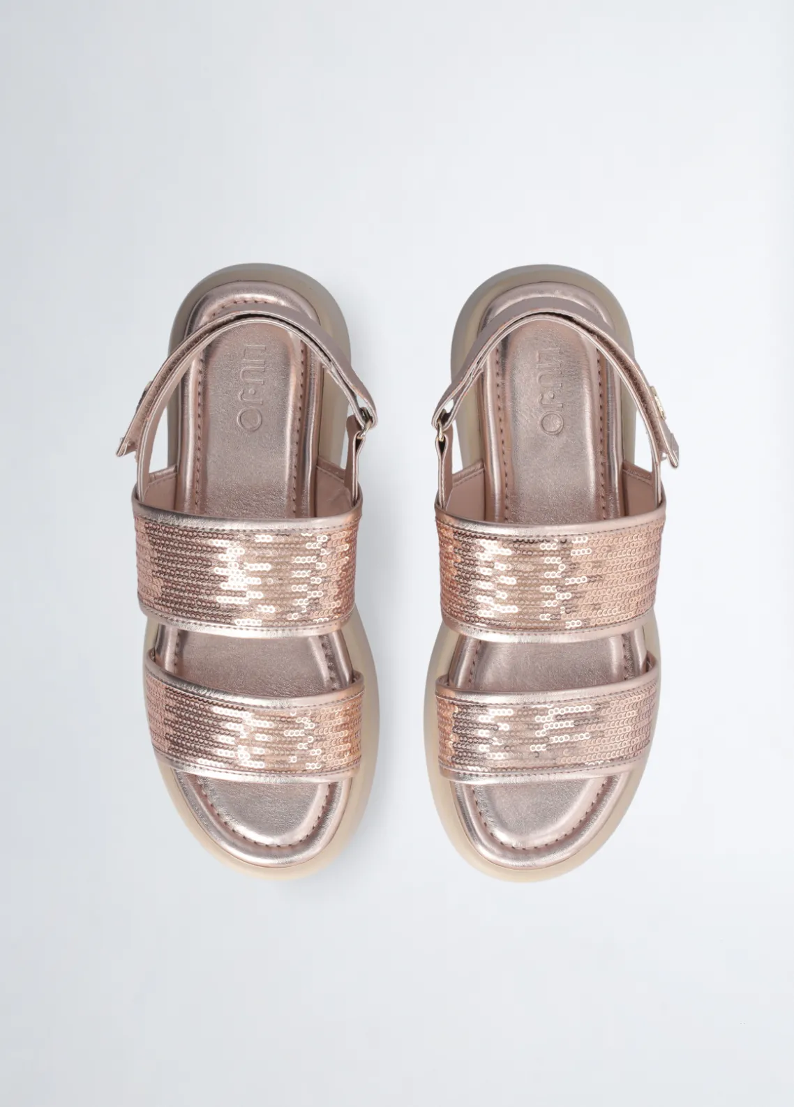 Liu Jo sandalias de plataforma con lentejuelas-Mujer Sandalias