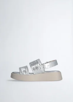 Liu Jo sandalias de plataforma con lentejuelas-Mujer Sandalias