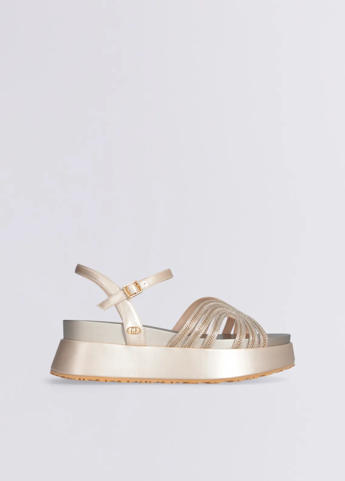 Liu Jo Sandalias de plataforma con detalle de cadena-Mujer Sandalias