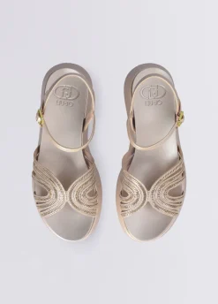 Liu Jo Sandalias de plataforma con detalle de cadena-Mujer Sandalias