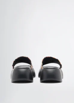 Liu Jo Sandalias de plataforma con estampado animal-Mujer Mocasines|Moda Baño