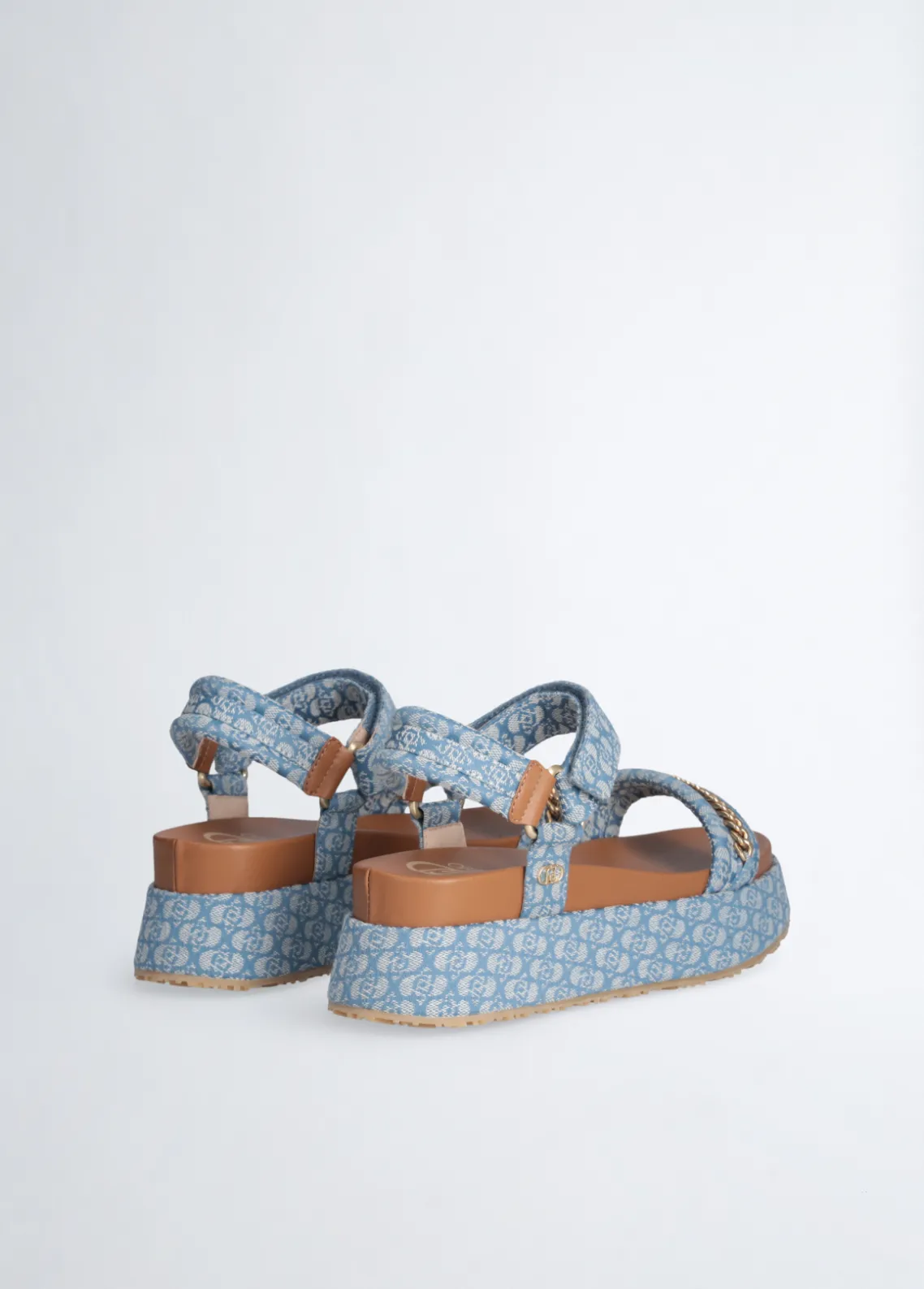 Liu Jo Sandalias de plataforma con monograma-Mujer Sandalias