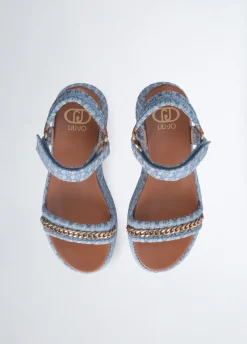 Liu Jo Sandalias de plataforma con monograma-Mujer Sandalias