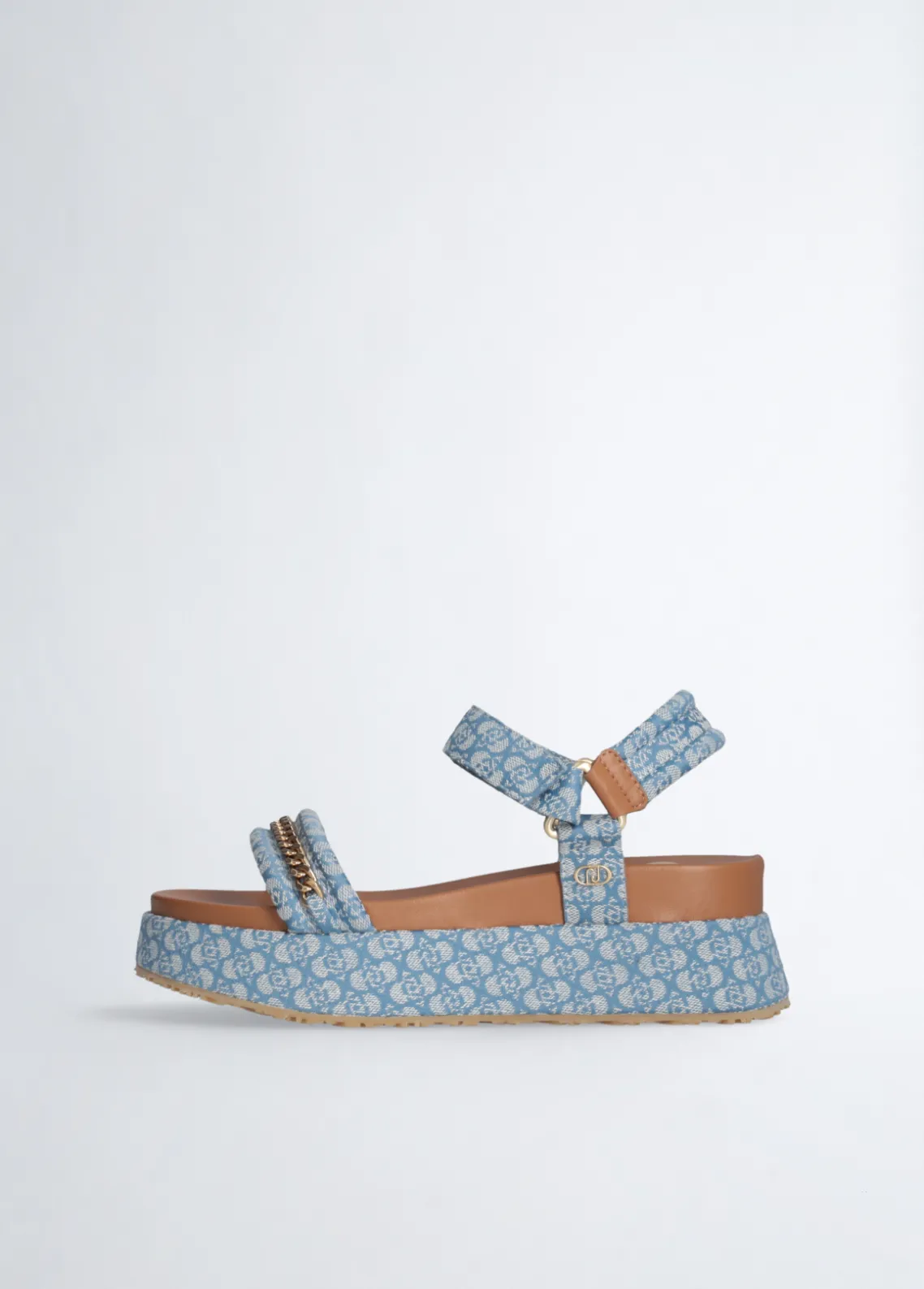 Liu Jo Sandalias de plataforma con monograma-Mujer Sandalias