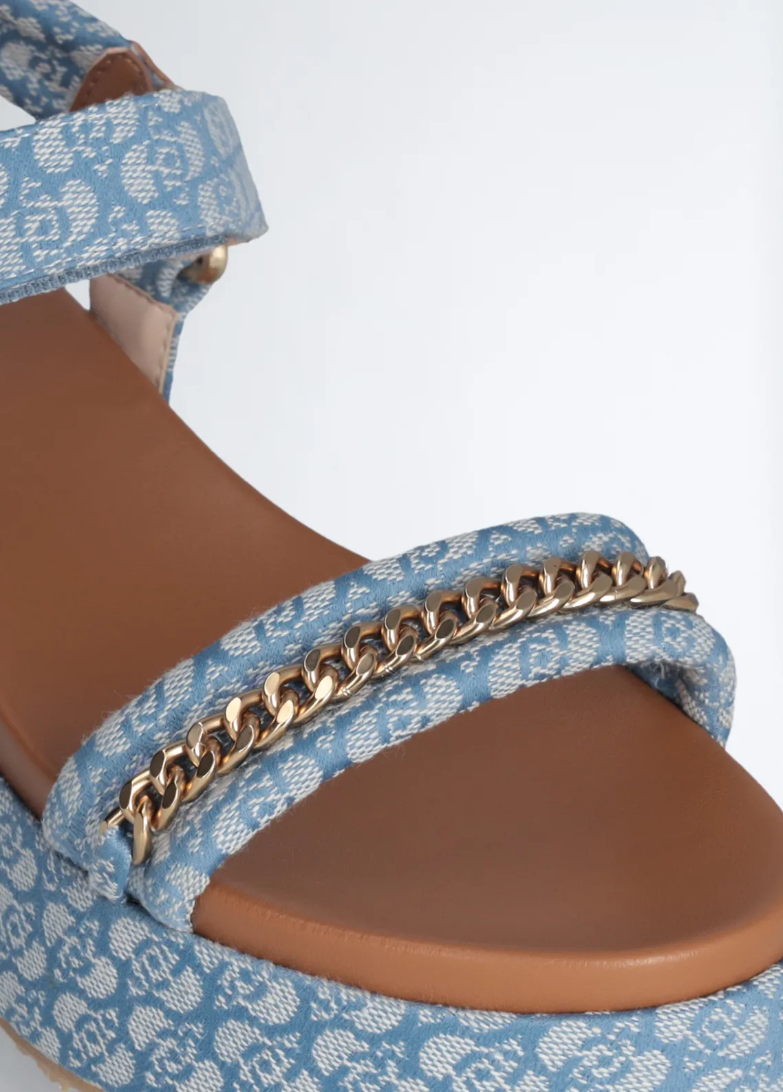 Liu Jo Sandalias de plataforma con monograma-Mujer Sandalias