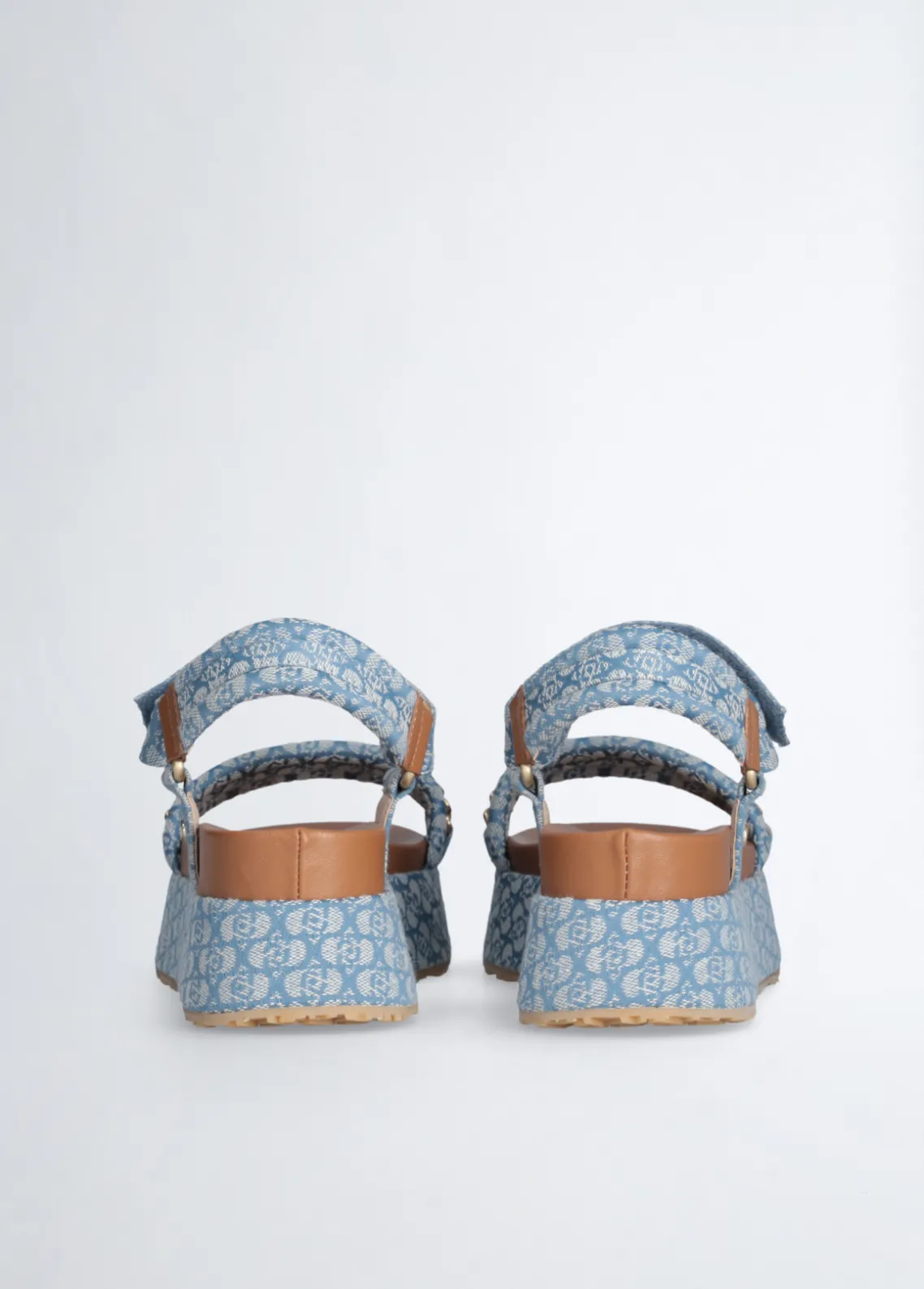 Liu Jo Sandalias de plataforma con monograma-Mujer Sandalias