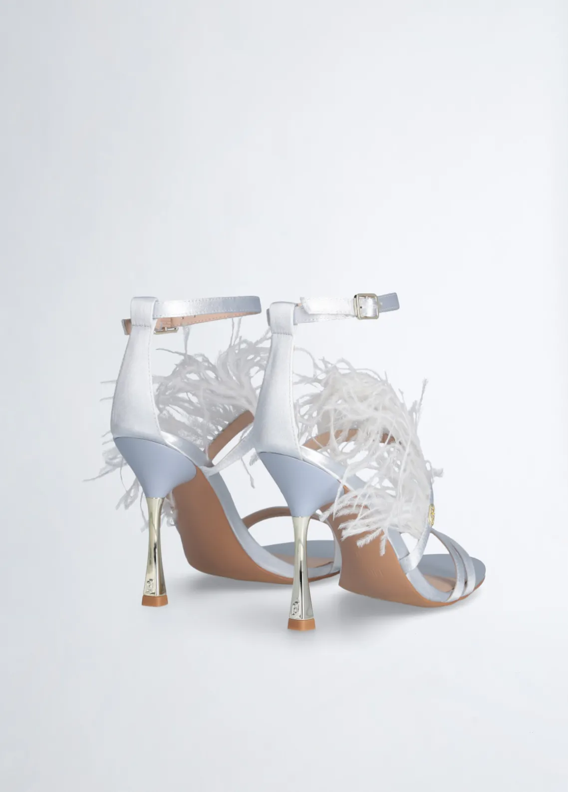 Liu Jo Sandalias elegantes con plumas-Mujer Zapatos De Salón|Sandalias