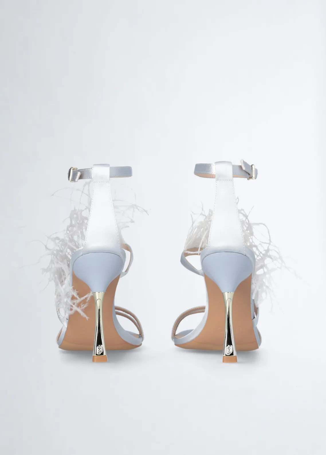 Liu Jo Sandalias elegantes con plumas-Mujer Zapatos De Salón|Sandalias