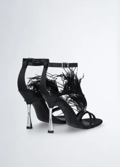 Liu Jo Sandalias elegantes con plumas-Mujer Zapatos De Salón|Sandalias
