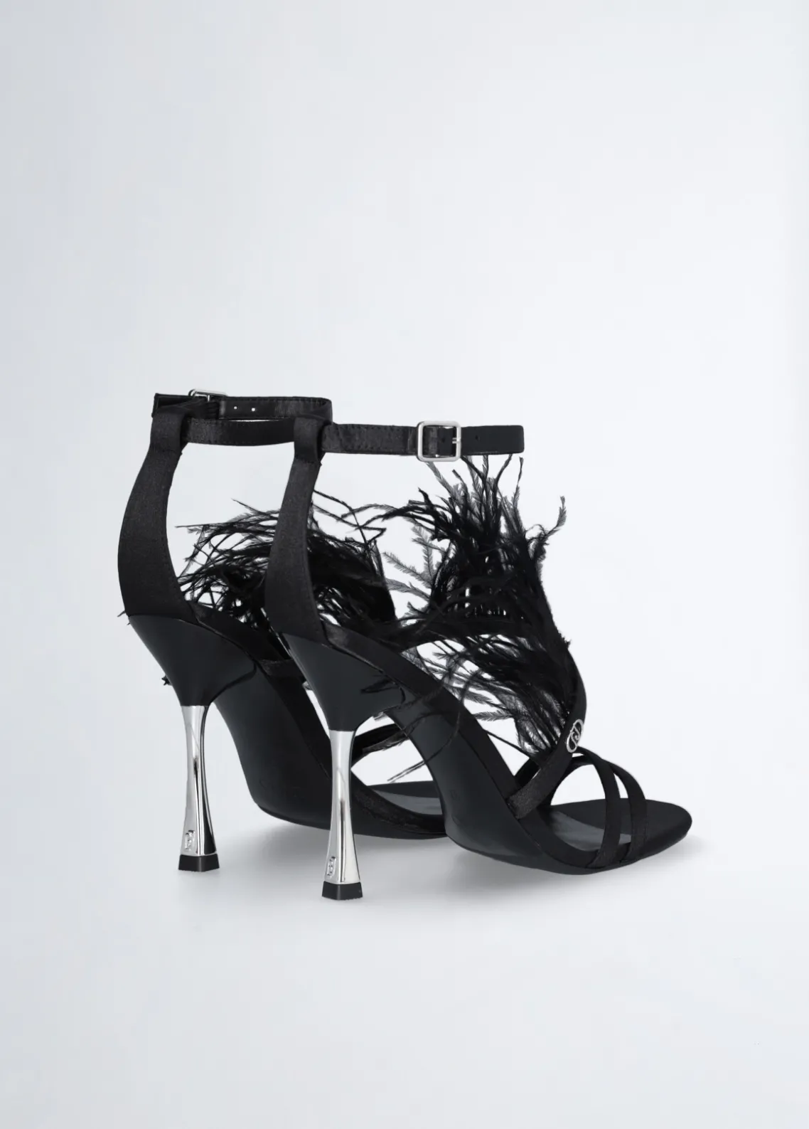 Liu Jo Sandalias elegantes con plumas-Mujer Zapatos De Salón|Sandalias
