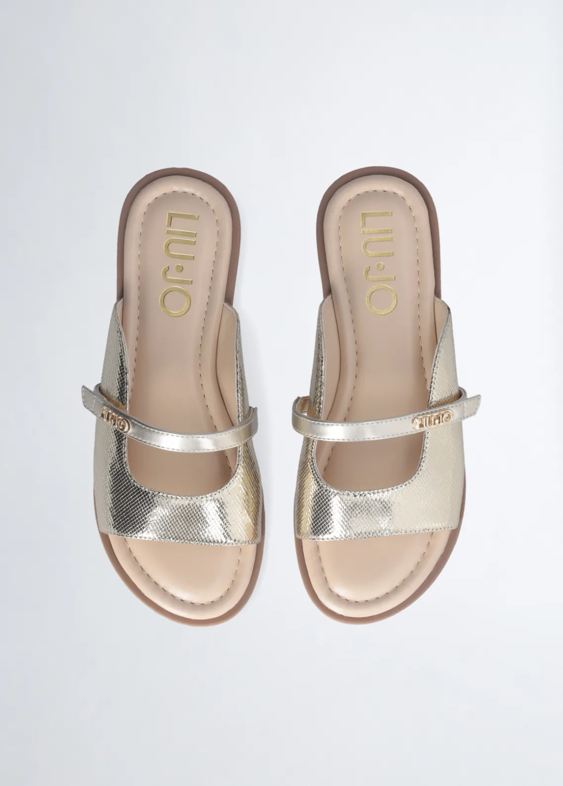 Liu Jo Sandalias planas con efecto laminado- Zapatos|Zapatos