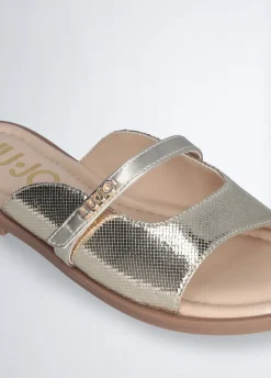 Liu Jo Sandalias planas con efecto laminado- Zapatos|Zapatos