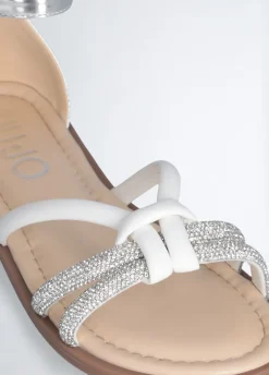 Liu Jo Sandalias planas con strass- Zapatos|Zapatos