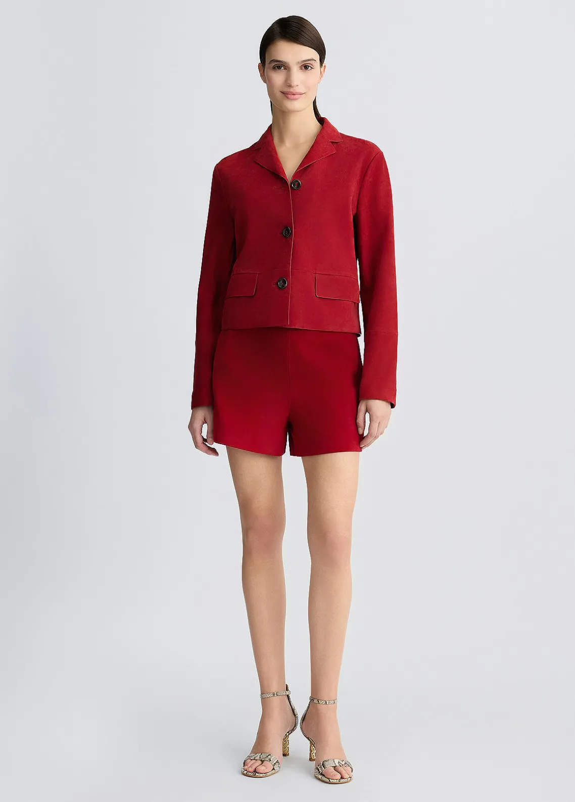 Liu Jo Shorts de ante-Mujer Pantalones