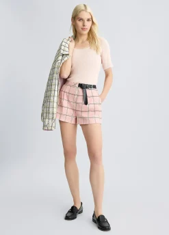 Liu Jo Shorts de cuadros-Mujer Pantalones|Tailleur