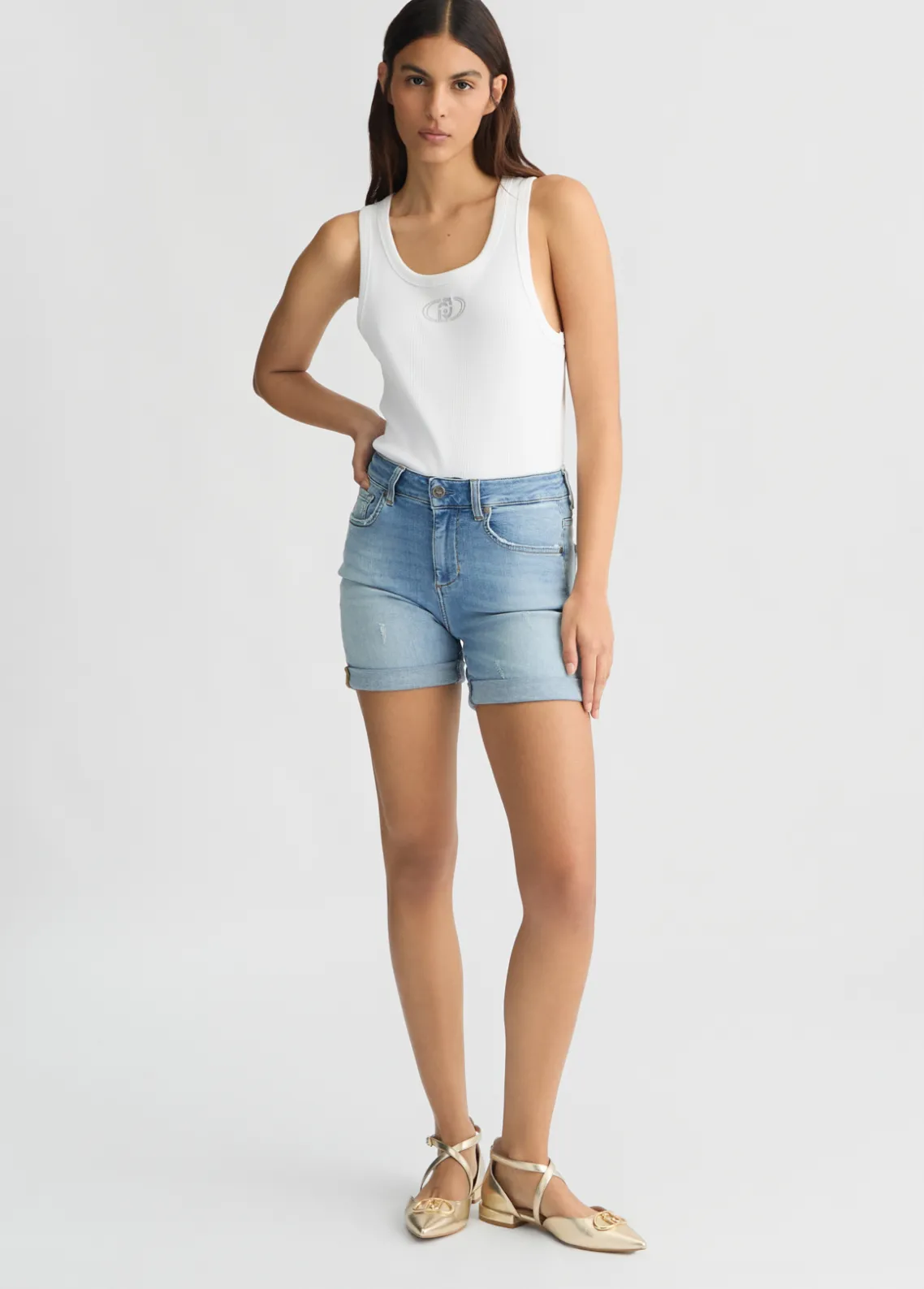 Liu Jo Shorts de mezclilla-Mujer Pantalones