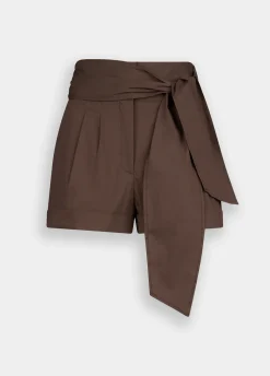 Liu Jo Shorts de popelina de algodón-Mujer Pantalones