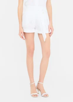 Liu Jo Shorts de popelina de algodón-Mujer Pantalones