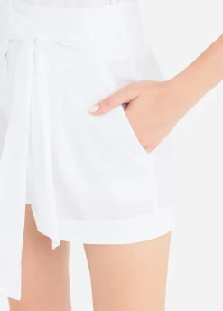 Liu Jo Shorts de popelina de algodón-Mujer Pantalones